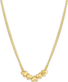 Gold | gorjana jewelry | Lou Heart Necklace Gold-tone Heart Necklace With Adjustable Chain, Gold-tone Heart Pendant Necklace With Adjustable Chain, Elegant Yellow Gold Charm Necklaces With Heart Beads, Elegant Yellow Gold Charm Necklace With Heart Beads, Elegant Heart Shaped Gold Chain Necklace, Elegant Heart-shaped Gold Chain Necklace, Yellow Gold Heart Necklace With Gold Chain, Elegant Delicate Chain Necklace For Valentine's Day, Elegant Gold-plated Heart Necklace With Gold Chain