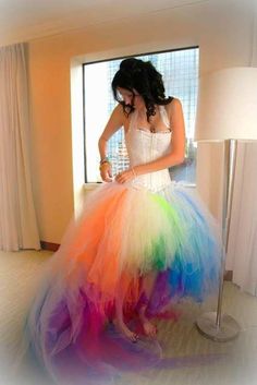 Wedding Dress Short Front Long Back, Labyrinth Ball, Tule Rok, Wedding Dresses High Low, Ball Ideas, Thirty Birthday, Dirty Thirty