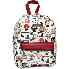 These are officially licensed Harry Potter backpacks, guaranteed! Harry Potter is the beloved franchise of movies and films that has become a worldwide phenomenon and even has it's own theme park! Every fan knows that when you first enter Hogwarts Castle the Sorting Hat places you into one of 4 houses, Gryffindor, Ravenclaw, Slytherin, and Hufflepuff. Which house should should belong to? Now you can show your house spirit with these super high-quality backpacks. Each backpack features a large front patch of a corresponding house color with an embroidered edging a print design on the front heather grey pocket of the house animal mascot. The backpack has some great outer designs, like the patch we mentioned, a house color flap on front pocket with script name, a mesh water bottle pocket, ano Dobby The Elf, Harry Potter Chibi, Harry Potter Backpack, Character Symbols, Animal Logos, Faux Leather Tote Bag, Cute Mini Backpacks, Character Pattern, Chibi Style