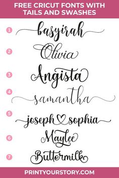 the different types of calligraphy that you can use to create your own handwritten font