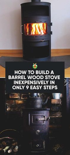 an old fashioned stove with the words how to build a bake oven