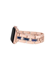 Transform your Apple Watch® into a captivating accessory with this Anne Klein bracelet, featuring genuine gemstone center links that radiate timeless sophistication. Embrace a touch of luxury and let the exquisite design of this bracelet reflect your enduring style and grace. 42mm (Series 10) & 38/40/41mm Band circumference including Apple Watch® device: 178mm-193mm (7"-7.5") Band width: 18mm 42 mm (Series 1-3 only) & 44/45/46/49mm (Ultra & Ultra 2) Band circumference including Apple Watch® devi Apple Watch Blue, Style And Grace, Exquisite Design, Anne Klein, Accessories Watches, Summer Collection, Apple Watch, Jewelry Watches, Gold Tones