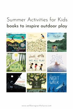 an image of children's books to inspire outdoor play