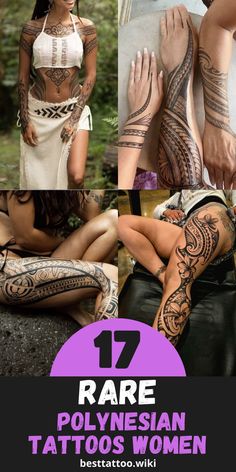 some women with tattoos on their bodies