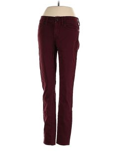 Madewell Casual Pants Size: 25 Burgundy Bottoms - used. No Fabric Content, Regular, Low Rise | Madewell Casual Pants - Low Rise: Burgundy Bottoms - Size 25 Loft Burgundy Pants, Low Rise, Madewell, Casual Pants, Womens Bottoms, Women Handbags, Handbags, For Women, Pants