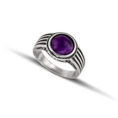 Sterling silver ring 925 with amethyst stone. I have made this ring from sterling silver 925, The weight of the ring is 8gr.  I can make it to the size you will choose. When I send an order, I provide you with the tracking number of the shipment so you will be able to check anytime where is the product you have ordered. Purple Amethyst Round Signet Ring, Purple Amethyst Signet Ring, Silver Amethyst Signet Ring, 925 Ring, Signet Rings, Amethyst Stone, 925 Silver Rings, Signet Ring, Sterling Silber