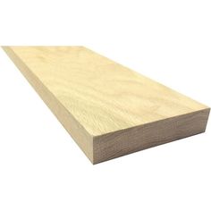 a piece of wood is shown on a white background