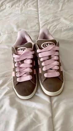 Brown Adidas, Pink Nike Shoes, Pretty Sneakers, Adidas Campus 00s, Cute Shoes Heels, Shoes Outfit Fashion, Cute Nike Shoes