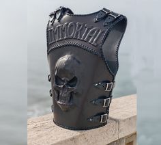 Embrace the ultimate in rugged style and craftsmanship with our Immortal Handmade Leather Skull Vest. Designed for motorcycle enthusiasts and those who appreciate high-quality leatherwear, this vest features a stunning handmade skull embossing and personalized details. Made from premium 4 mm thick leather and reinforced with strong steel hardware, it combines durability with distinctive style. ☑ Key Points: High-Quality Leather: Crafted from 4 mm thick, high-quality leather, this vest ensures du