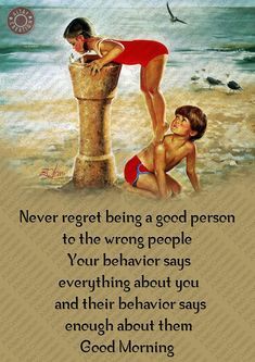 a woman in a red bathing suit leaning on a pole with the words never forget being a good person to the wrong people