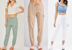 "Please check our US number size regarding our S/M/L: Small (US 2-4), Medium (4-6), Large (8-10) Jogger Linen Pants features Cargo Pockets. Cargo Linen Pants with Elastic Waistband, side Real Pockets and Adjustable Waist String. Premium Quality Linen Pants comes in Mint, Khaki and White from Small to Large Size. Model is Wearing Size Small. Model: 5'9\" 32C bust, 25\" waist, and 36\" hips. 55% Linen, 45% Viscose Top to Bottom - 36\" Inseam - 25\" Rise - 11\" Measured on a size S Perfect, Soft Co Casual Summer Cargo Pants With Drawstring, Trendy Summer Leisure Pants, Spring Vacation Cargo Pants, Summer Loungewear Cargo Pants With Elastic Waistband, Casual Spring Cargo Pants For Vacation, Casual Cargo Pants For Vacation In Spring, Summer Relaxed Fit Cargo Pants With Drawstring, Relaxed Fit Cargo Pants For Spring Vacation, Casual Cargo Pants For Spring Leisure