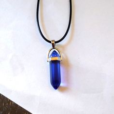 This Is A Beautiful Brand New In Original Packaging Silver Metal Alloy Blue Agate Bullet Crystal Pendant On Adjustable Leather Cord Necklace! Chosen As Host Pick For The Elevated Basics Posh Party 10/11/2023!! Blue Adjustable Cord Necklace For Gift, Blue Adjustable Amulet Necklace, Blue Agate Crystal Necklace For Gift, Blue Adjustable Pendant Crystal Necklace, Adjustable Blue Agate Necklace, Diamond Circle Pendant, Chainmail Necklace, Tiered Necklace, Leather Cord Necklace