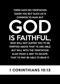 an image with the words god is faithful