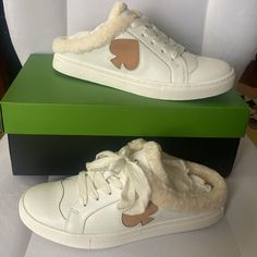 Kate Spade Nib Fez Mule Winter Size 8 Light Fawn/Natural - Original $159 Kate Spade White Sneakers For Spring, Kate Spade White Low-top Sneakers, Kate Spade Casual Sneakers For Spring, White Kate Spade Sneakers For Spring, Kate Spade Casual Spring Sneakers, Leopard Mules, Bow Mules, Black Leather Mules, Vintage Kate Spade