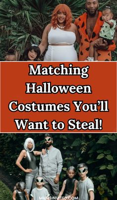 the matching halloween costumes you'll want to steal are so much fun for your family