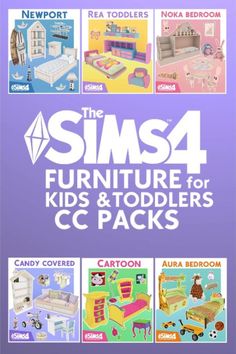 the sims4 furniture for kids and toddlers cc packs