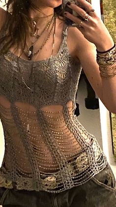 Euro Club Outfit, Crochet Top Festival, Crochet Y2k Top, Festival Outfit Inspo, Boho Festival Outfit, Beachy Outfits, Printed Clothing, Crochet Fashion Patterns, Boho Festival