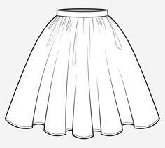 flared skirt, flared skirt template, flared skirt vector, flared skirt mockup, flared skirt sketch, flared skirt drawing, flared skirt illustration, flared skirt flat sketch, flared skirt technical drawing, flare skirt, flare skirt sketch, skirt, flared skirt design, skirt template, skirt flat sketch, skirt vector, skirt mockup Pleated Skirt Fashion Illustration, Skirt Flat Drawing, Technical Drawing Skirt, Tops For College, Skirt Technical Drawing, Flat Drawing Fashion, Drawing Skirt, Flat Sketches Fashion