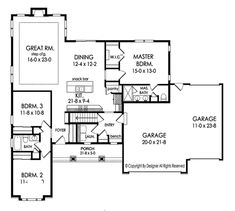 the first floor plan for this house