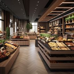 a store filled with lots of different types of food