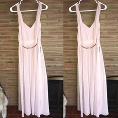 Loved It But Not The Right Size For My Daughter. Perfect Condition. Let Us Know If You Have Any Questions! Pink Bridesmaid Maxi Dress, Pink Sleeveless Maxi Dress For Wedding Guest, Pink Floor-length Bridesmaid Dress For Spring, Pink Maxi Dress For Spring Bridesmaid, Pink Maxi Dress For Bridesmaid In Spring, Pink Maxi Length Bridesmaid Dress, Pink Spring Bridesmaid Dress, Feminine Pink Bridesmaid Dress, Blush Maxi Dress For Bridesmaids