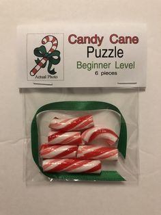 candy canes are in a plastic bag