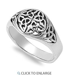 Sterling Silver Celtic Ring Classic Sterling Silver Rings In Silver, Classic Design Silver Rings In Sterling Silver, Sterling Silver Rings With Classic Design, Silver Promise Ring With Classic Design, Silver Classic Promise Ring, Silver Celtic Rings, Celtic Ring, Celtic Rings, Ring Size 10