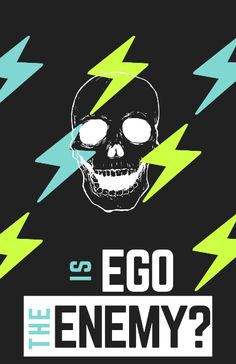 an event poster with a skull and lightning