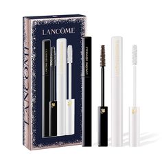 Gift The Extraordinary With Cils Booster XL and Définicils Give the gift of conditioned and defined lashes this holiday season with Lancôme's limited edition Définicils makeup gift set featuring iconic products to deliver all your natural lash look needs. This Makeup set includes: FULL-SIZE Cils Booster XL Mascara Primer (0.19 fl. oz.) FULL-SIZE Définicils Mascara (0.23 fl. oz.) Longer-looking, voluminous, healthy lashes are just a coat away with this innovative, award-winning mascara primer. Gliding on smoothly and evenly, each coat creates an even surface layer to maximize the results of your mascara. The revitalizing & lengthening primer is packed with micro-fibers, Vitamin B5 & Vitamin E, and works to improve lash results, thickness & curl over time. Cils Booster XL can also be worn ov Best Eye Makeup Remover, Spider Lashes, Healthy Lashes, B5 Vitamin, Makeup Gift Set, Professional Makeup Kit, Mascara Set, Mascara Primer, Makeup Gift Sets