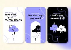 Mobile App Design Inspiration, Online Therapy, App Interface, Health App, Health Design, Health Logo, Ui Design Inspiration