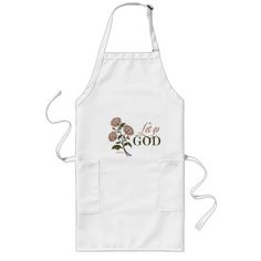 an apron with two hearts that says be my cook