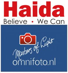 the logo for haida believe, we can masters of light omnifoton