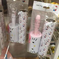 hello kitty products are on display in the store