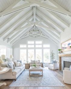 20 Vaulted Ceiling Ideas to Create a Spacious Feel Cottage Floor Plan, Cottage Flooring, Oak Farmhouse, Sunroom Ideas, Farmhouse Floor Plans, Bedroom Floor Plans, White Paint Colors, Bedroom Flooring