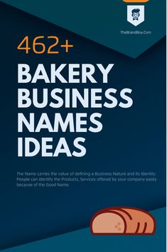 bakery business name ideas that are easy to use and great for your business or company