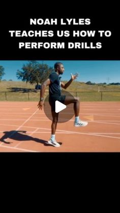 Noah Lyles Fan Page on Instagram: "Noah Lyles teaches us how to perform drills"