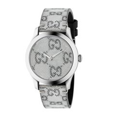 A GG logo floats holographically on the face and around the strap of a signature Swiss-made watch framed in polished stainless steel. COLOR: Light steel ITEM CODE: 17358757 COMES WITH: Dust bag and box CONDITION: New Made in Switzerland Gucci Watch Women, Army Watches, Silver Watches Women, Timeless Watches, Skeleton Watches, Swiss Made Watches, Gucci Watch, Unisex Watches, Seiko Watches