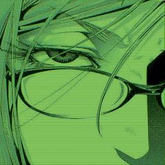 Anime Green Pfp, Dark Green Anime Aesthetic, Aesthetic Emo Wallpaper, Cute Green Pfp, For Tiktok Profile, Green Hair Pfp, Green Anime Icon