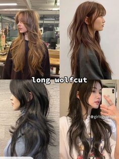 Korean Hairstyles, Wolfcut Haircut, Long Wolfcut