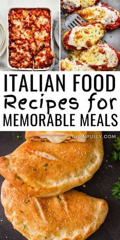 italian food recipes for memorable meals