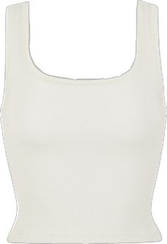 Classic Seamless Everyday Tank Top, Classic Everyday Seamless Tank Top, Chic Everyday Ribbed Tank Top, Chic Ribbed Everyday Tank Top, Everyday Fitted Ribbed Tank Top, Basic Fitted Tank Top With Scoop Back, Basic Fitted Ribbed Tank Top, Basic Ribbed Fitted Tank Top, Classic Scoop Neck Tank Top