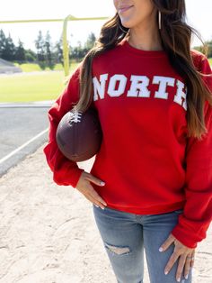 Wear it proud when you sport your mascot to the next game! Personalized Sports Team or Mascot with Chenille Letter T-Shirt or Sweatshirt. CUSTOM Chenille Letter T-Shirt or Sweatshirt. Choose which color T-shirt or Sweatshirt you would like to customize. Available in sizes Youth Small-5X. THE DETAILS✨ -Solid colors are 100% cotton, Heathered colors are 50% cotton 50% polyester -Unisex sizing -Designed for comfort and style  -Professionally Sublimated Graphic CARE INSTRUCTIONS Machine wash inside Cheap Varsity Sports T-shirt, Cheap Varsity Top With Team Name, Varsity Letter Sweatshirt, Varsity Cheer, Booster Club, Team Sweatshirts, Sports Sweatshirt, Letter Sweatshirt, Varsity Letter