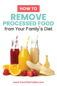 how to remove processed food from your family's diet