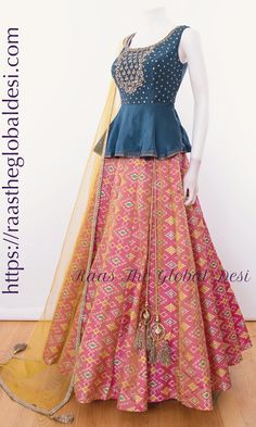 Lehanga Models, Choli Dress, Long Anarkali, Short Kurti, Half Saree Designs