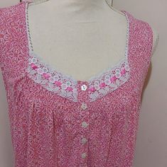 This Pretty Little Pink Nightgown Is Brand New! No Tags Attached, But Never Worn Or Washed. Photos Tell The Story. Size 2x (18w-20w). Armpit To Armpit Measures Approx. 24". Length Is 40". Very Soft & Lightweight (Not Sheer). Please Feel Free To Ask Questions. Pink Nightgown, House Dress, Pretty Pink, Night Gown, Pretty In Pink, Women's Intimates, The Story, Feel Free, Brand New