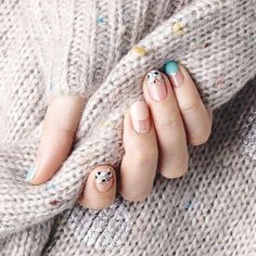 Polka Dot Nail Designs, Dot Nail Designs, Unghie Nail Art, Korean Nail Art, Minimalist Nail Art, Epic Fail, Polka Dot Nails, Her Nails, Dots Nails