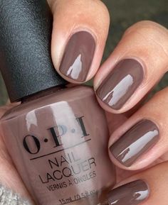 Fall Nail Colors Opi, Brown Nail Polish, Unghie Sfumate, Brown Nail, Opi Nail Colors, Fall Nail Polish, Nail Polish Colors Fall, Fall Gel Nails