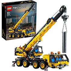 the lego technic crane is in its box and ready to be used as a toy