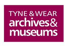 the tye and wear archives and museum logo is shown in white on a purple background