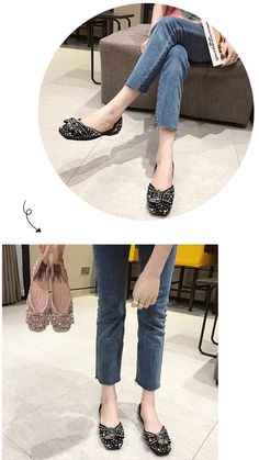 Cristal Women's Elegant Ballet Flat Rhinestones Shoes | Ultrasellershoes.com – Ultra Seller Shoes Spring Rhinestone Flats With Round Toe, Slip-on Party Flats, Summer Slip-on Fabric Flats, Summer Fabric Slip-on Flats, Elegant Flat Shoes, Elegant Shoes Flat, Bling Fashion, Flats Online, Rhinestone Shoes